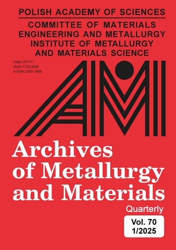 Archiv of Metallurgy