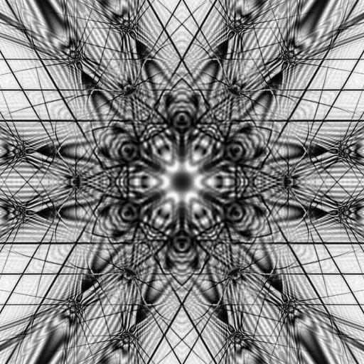 Simulated CBED pattern