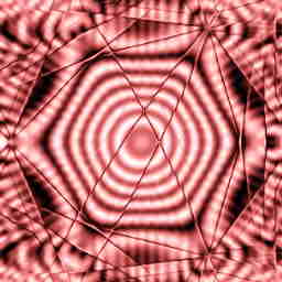 Simulated CBED pattern